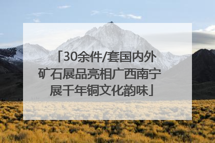 30余件/套国内外矿石展品亮相广西南宁 展千年铜文化韵味